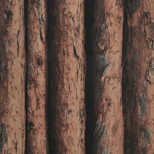 Zelfklevend Houtlook Behang - Bruin Vinyl (44 x 300 cm) voor Muur, Tafel en Meubels