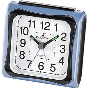 Kwartswekker met sluipende seconde, wekherhaling en wijzerplaatverlichting - Modern ontwerp, geruisloos en betrouwbaar