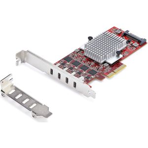 StarTech - 4-Port USB-C PCIe Kaart - USB 3.2 - 10Gbps - PCI Express Uitbreidingskaart