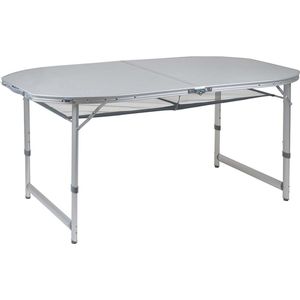 Bo-Camp - Tafel - Premium - Ovaal - Koffermodel - 150x80 cm