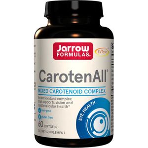 CarotenAll 60 softgels - alfa-caroteen, beta-caroteen, luteine, astaxanthine, zeaxanthine en lycopeen | Jarrow Formulas