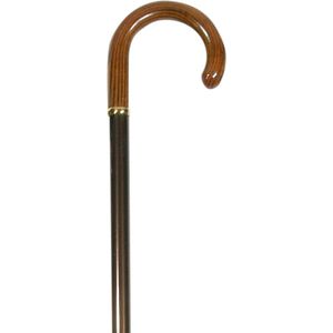 Classic Canes - Verstelbare XL Wandelstok - Koffie Bruin - Met Rond Handvat