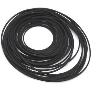 56-delige vierkante cassette-band-machineriem-verbindingsband set - diverse maten voor cassetterecorders, Walkmans en repeaters