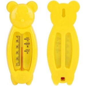 Badthermometer - Voor baby's En Kinderen - Temperatuurmeter Voor In Bad - Geel Bad Beertje - LOUZIR