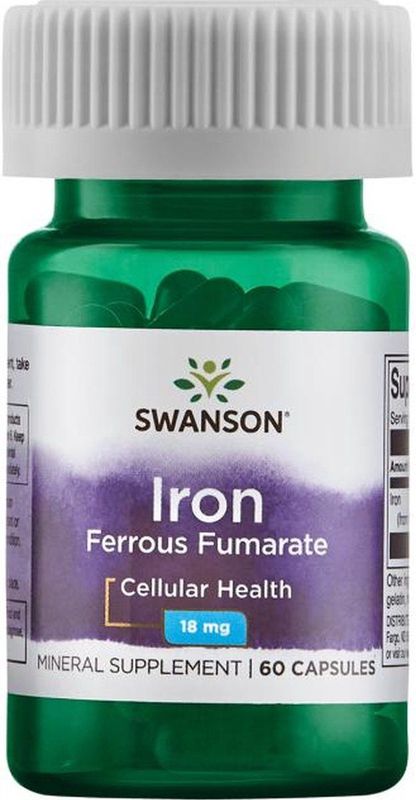 Swanson - Ferrofumaraat - Multivitaminen - 18 mg