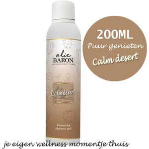 Foaming Shower Gel Calm Desert – 200ml – Rustgevende douchegel
