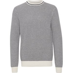 Casual Friday CFKarl crew neck structured knit Heren Trui - Maat S