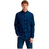 Selected Regrick Denim Overhemd Met Lange Mouwen Blauw XS Man