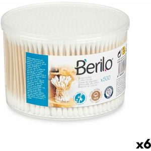 Wattenstaafjes Berilo Katoen Bamboe 6 Stuks