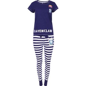 Harry Potter RAVENCLAW - Marineblauwe gestreepte pyjama
