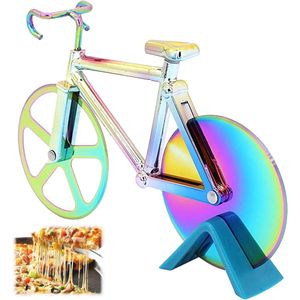 Funny Creative Pizza Roller High Quality Pizza Wheel with Stand - Stainless Steel Pizza Cutter
