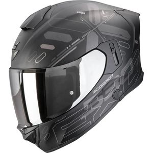 Scorpion EXO-530 Fond Matt Black Silver - Integraalhelm - Maat XL - Motorhelm - ECE 22-06 gekeurd