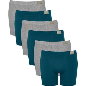sloggi Heren lang short / pant 6 pack men GO Natural
