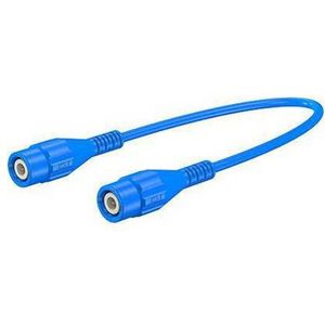 Stäubli XLSS-58 Veiligheidsmeetsnoer BNC-stekker BNC-stekker 2.00 m Blauw 1 stuk(s)