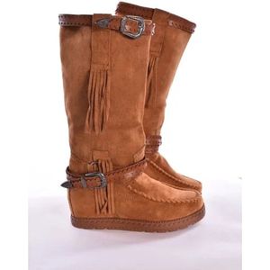 Laarzen Indy Camel/cognac maat 36