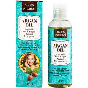 Arganolie 100 ml - 100% natuurlijk - huid, haar en nagels mee te verzorgen