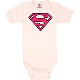 Logoshirt - Baby Body - Pink - Superman Logo