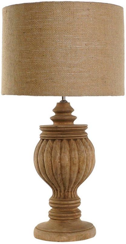 Esprit - Bureaulamp - Natuurlijk - Jute Hout - 50 W