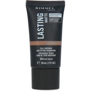 Rimmel Lasting Matte Foundation - 504 Deep Mocha