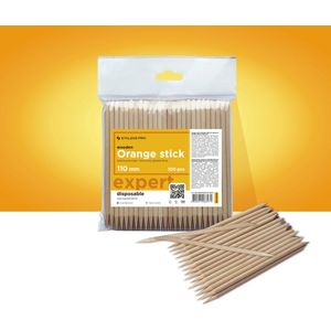 STALEKS PRO Houten Bokkenpootjes voor manicure, 110 mm (100 pcs)