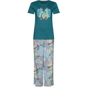 Dames Pyjamaset Rebelle - Tropical Jungle - Viscose/Katoen - Maat 38