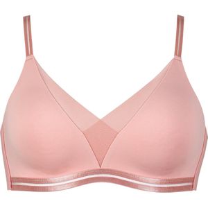 Naturana - Soft bh met mesh detail - 5658 - Pink Rose - 90D