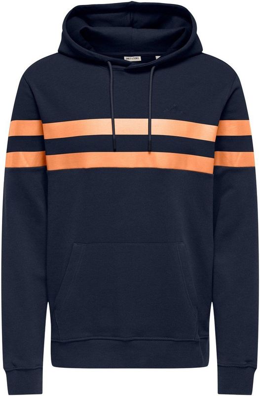 Only & Sons - Onsthor Reg Sweat Hood - Navy - Hoodie