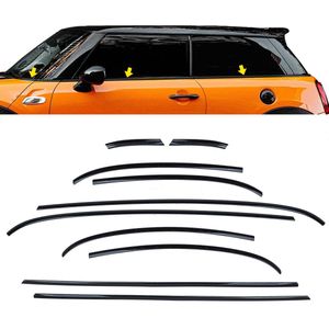 Shadow Line Raam Sierlijsten Hoogglans Zwart Geschikt voor Mini F56 Vanaf 2014