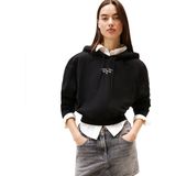 Tommy Jeans - Essential Logo 1 - Hoodie - Boxy-fit - 100% Regeneratief Katoen