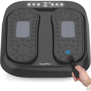 Voetmassage Apparaat voor Bloedsomloop en Bloedcirculatie - Massagekussen voor Benen, Voeten en Rug met Trilplaat