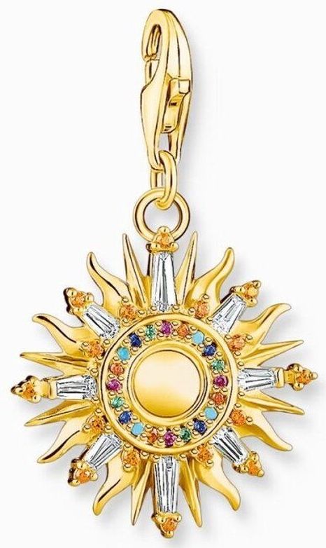 Thomas Sabo - Bedels & Kralen - Veelkleurig - Zilver - Glas-Keramiek - Geel Goud Verguld