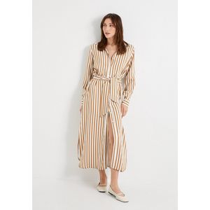 Midi-lengte Button-Down Midikleid