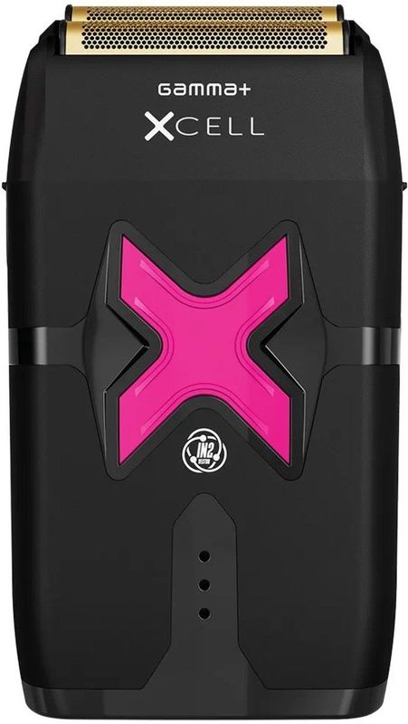 Gamma+ - Xcell Shaver - Elektrisch Scheerapparaat - Goud-Titanium Folie - Oplaadbaar