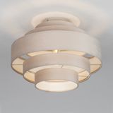 Lumidora Plafondlamp 75421 - Plafonniere - POLIGNANO - E27 - Taupe - Metaal - ⌀ 40 cm