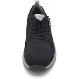 Waldläufer Heren Sneaker - 713003-403-857 Blauw - Wijdte H - Maat 8½ (42.5)