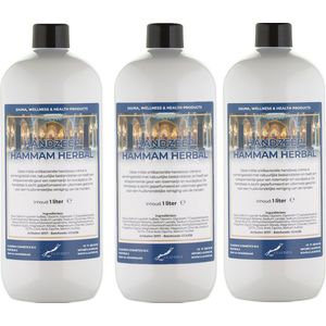 Handzeep Hammam Herbal 1 liter - set van 3 stuks