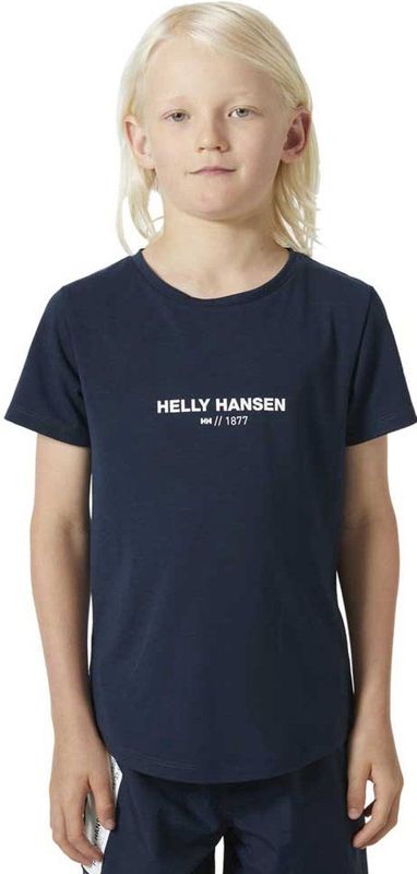 Helly Hansen Allure T-shirt Met Korte Mouwen Blauw 10 Years Jongens,Meisjes