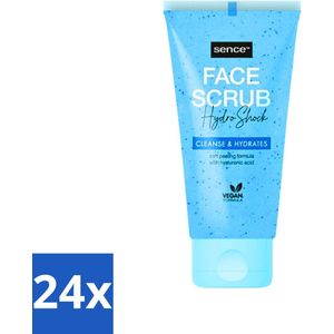 24 x Sence - Alle Huidtypes - Gezichtsscrub - Exfoliërend - 150 ml - Gezichtscrub - Exfoliëren - Huidverzorging - Stralende Huid - Gezonde Huid