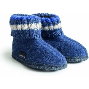 Haflinger pantoffels | Model: Paul | Kleur: Jeans blauw