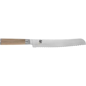 Kai Shun - Classic Wit Broodmes - 23 cm - Damaststaal - Esdoornkleurig Heft