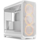 Fractal Design - Meshify 3 XL - PC Behuizing - Wit - RGB - TG Clear Tint