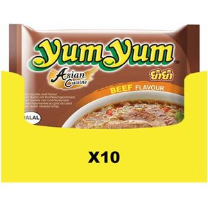 10x Yum Yum Noodle Soep Pak Rund 60 gr