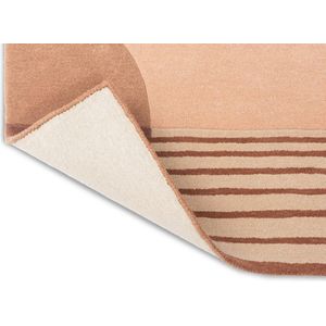 Brink en Campman - Brink en Campman Decor Lola 095403 Vloerkleed - 200x280  - Rechthoek - Laagpolig Tapijt - Modern - Beige, Bruin, Roze