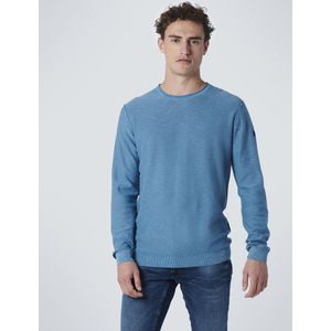 No Excess Mannen Classic Pullover Blauw XXL