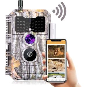 Equivera Wildcamera met Nachtzicht - Wildcamera - Wildcamera voor Buiten - Jachtcamera - Bewegingssensor - Nachtzicht