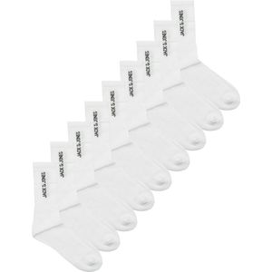 Jack & Jones heren 9P sokken regen tennis wit