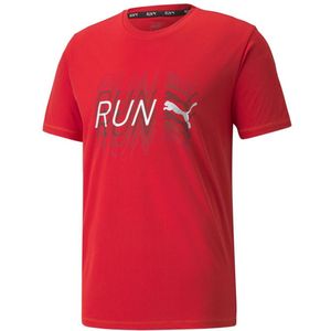 Puma - Run Logo - T-shirt - Met Korte Mouwen