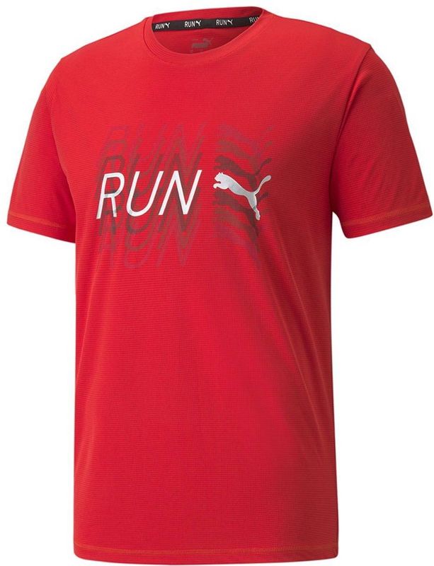 Puma - Run Logo - T-shirt - Met Korte Mouwen