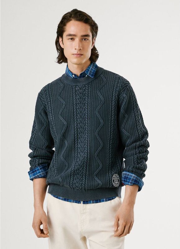 Pepe Jeans - PM7000001 Perry - Gebreide Trui - Marineblauw - Casual