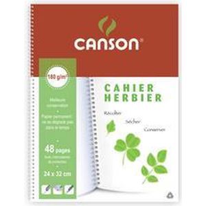 CANSON Cahier poésie et chant, 120 g/m2, 170 x 220 mm